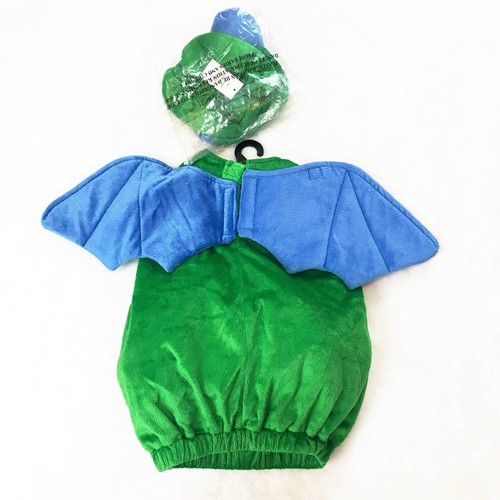 Baby Infant Dragon Costume 12 - 18 Months Plush Green Blue Halloween