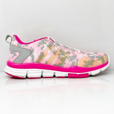Adidas Womens Speed 2 Camo B54350 Розовые кроссовки для бега, размер 9, Розовый, Speed 2 Camo