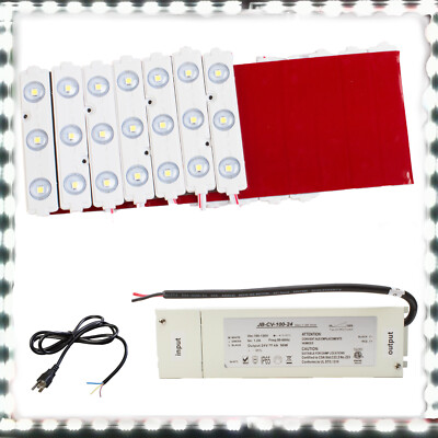Storefront LED light 24 Brightest discounted 40ft + power supply