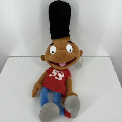 Hey Arnold Gerald Plush Stuffed Toy Doll Nickelodeon 2002 Nanco 18'' Y2K NEW
