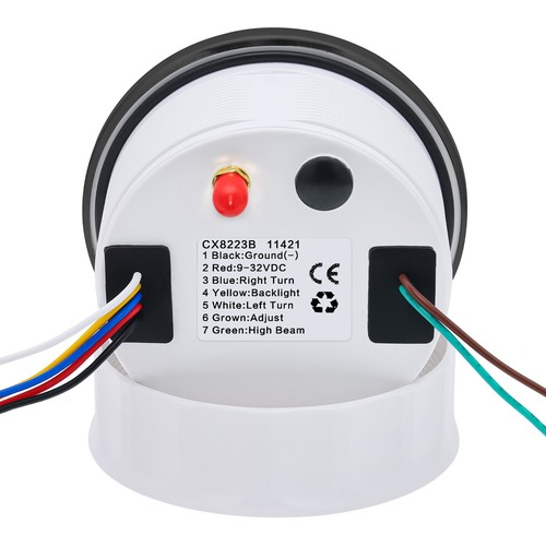 6 Gauge Set 85mm Boat GPS Speedometer 160MPH&Tacho 8000RPM Gauge with Sensor 