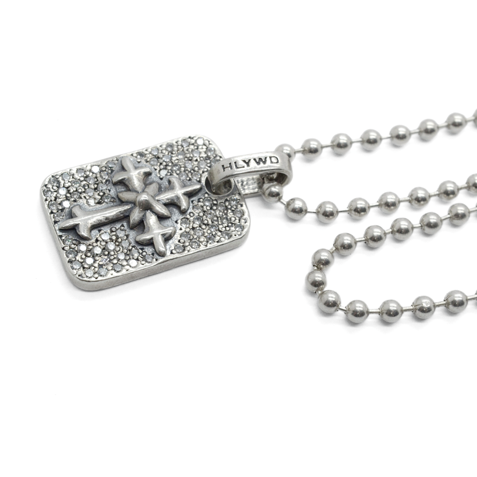 激レア　GOOD ART HLYWD SILVER 925 ボールペン Good Art HLYWD 925 Sterling Silver Cross Diamond Pendant