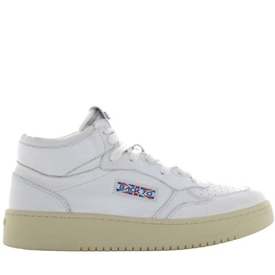 Pre-owned Back 70 A22us Men's High Sneakers  V10l-5-f-v1 108002-000159 In White