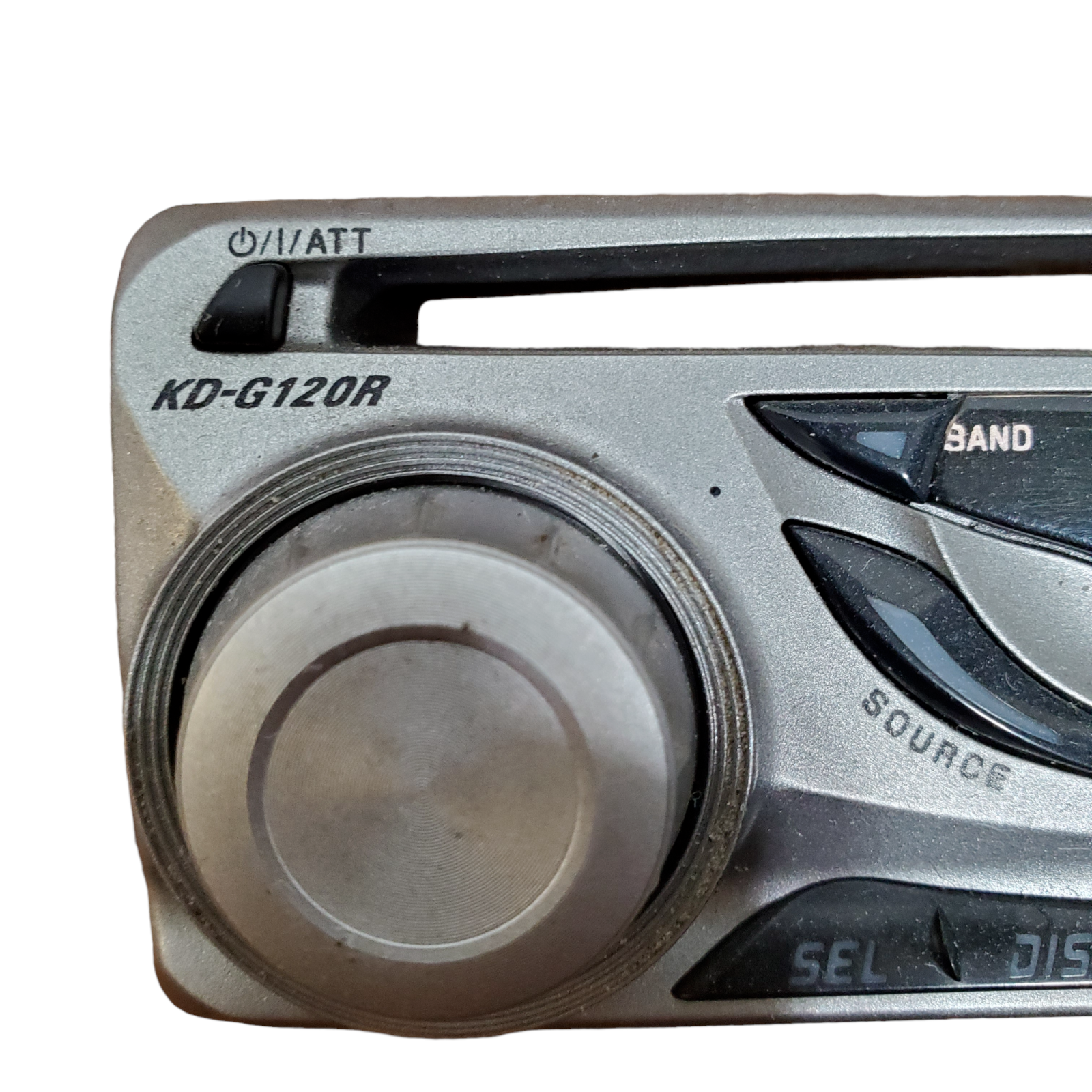 JVC KD-G120R Car Stereo CD Player Audio Receiver w/ Case Detachable Face Only