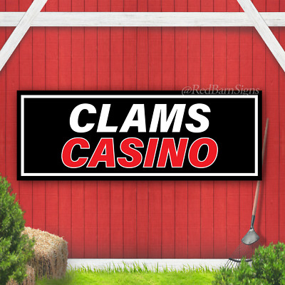 Clams Casino Indoor Outdoor Vinyl Banner Design
