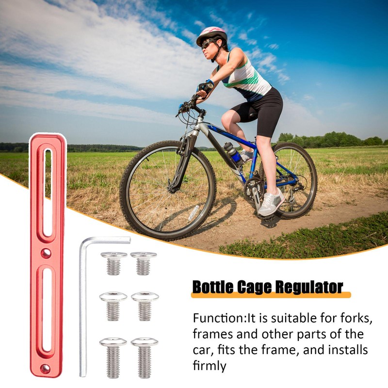 Bike Bottle Cage Adapter Mountain Bike Bottle Cage Aluminum 