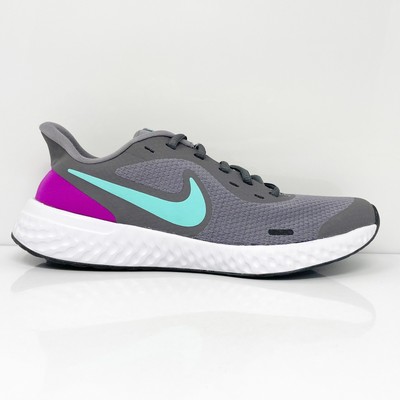 

Nike Boys Revolution 5 BQ5671-005 Серые кроссовки для бега, размер 7 лет, Серый, Revolution 5