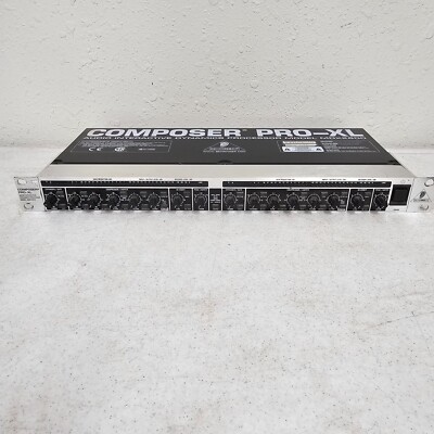 Behringer Composer PRO-XL MDX2600 2 Ch Dynamics Compressor Limiter Gate Black