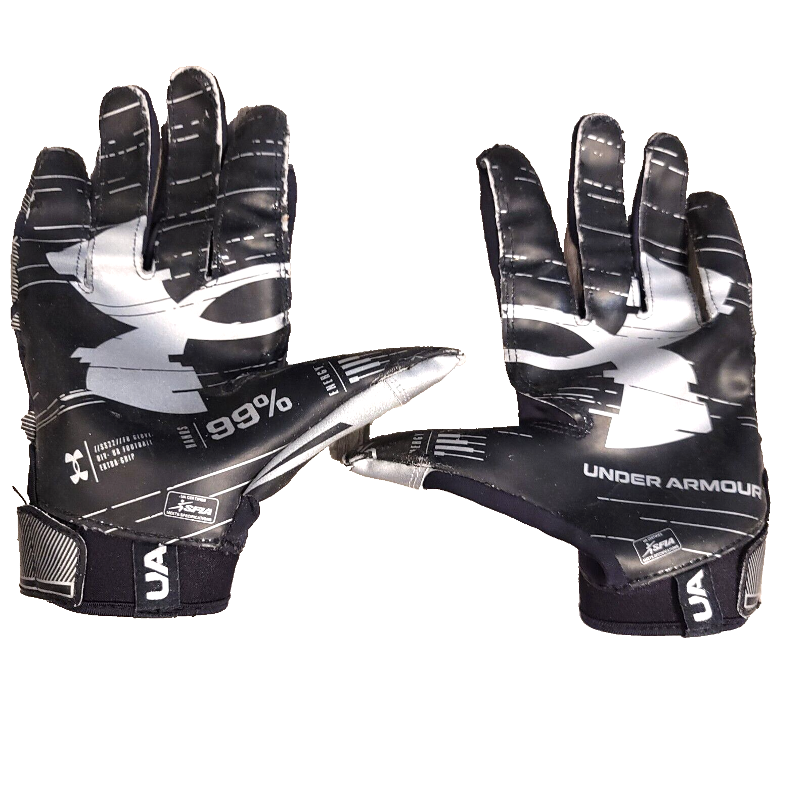 Under Armour F8 Football Gloves Mens Adult Hand 99% Extra Grip