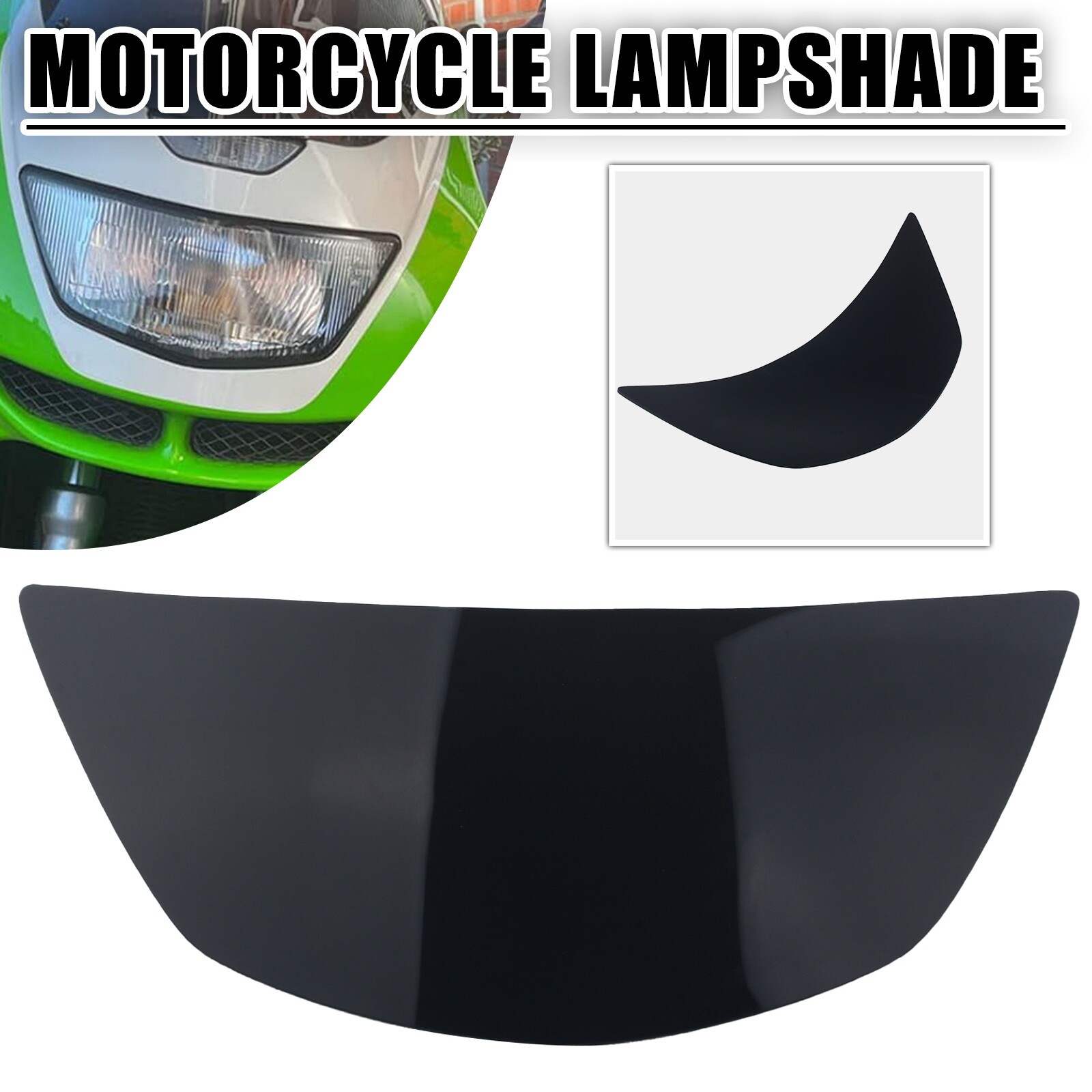Motor Headlight Lens Cover Shield Protector For Kawasaki