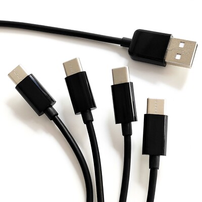 1m 3ft 4 in 1 USB Type C Charging Cable Multiple Charging USB Type C Adapter