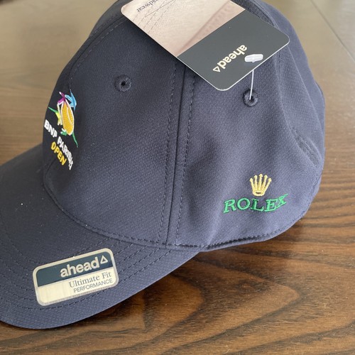 【希少】ROLEX CAP BLACK ROLEX Watch Novelty Logo Embroidery Black Cotton Baseball