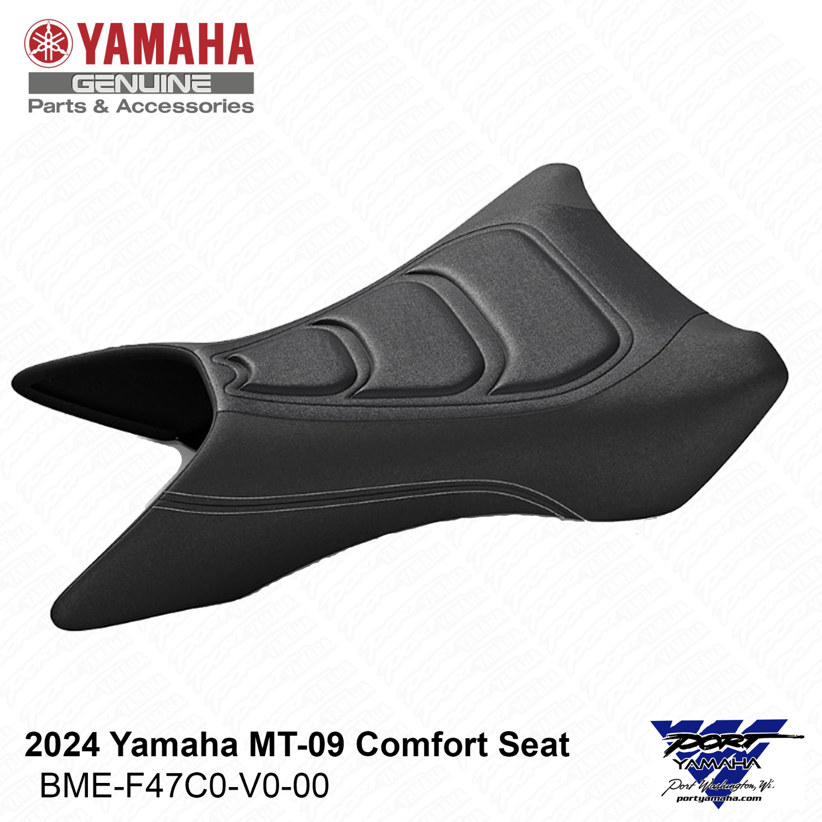 MT09 2024現行型コンフォートシートセット OEM Yamaha 2024-25 MT09 MT-09 MT 09 Comfort Seat for Rider