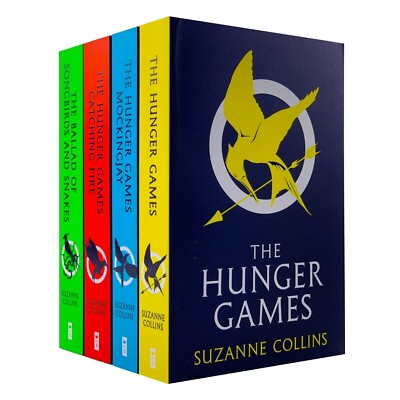 Hunger Games 4 Book Box Set by Suzanne Collins (English and Paperback)USA ITEM
