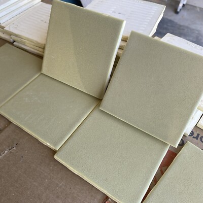 American Olean Vintage Ceramic Tile 4 1/4'' Crystalline Green/Avocado Square