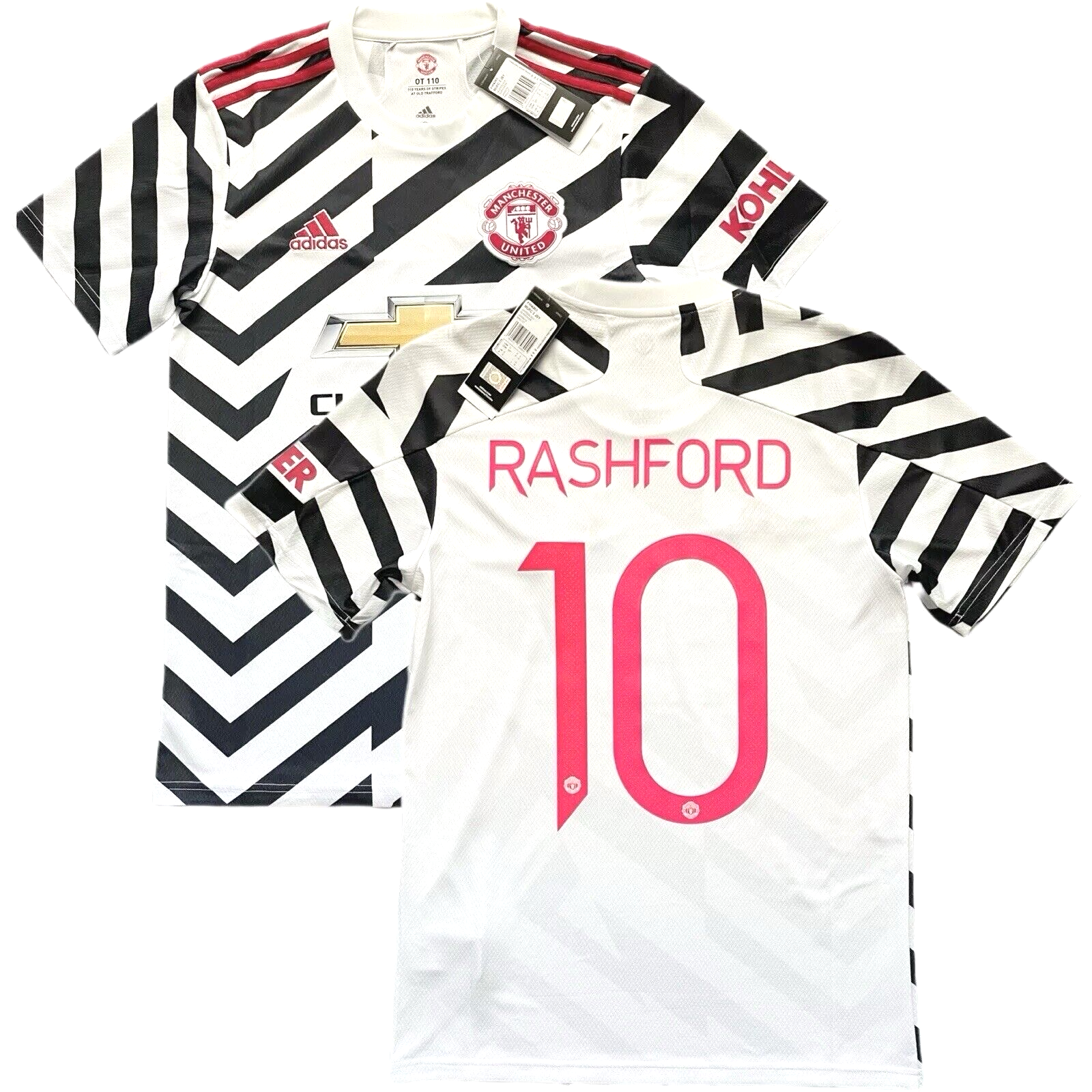 2020/21 Manchester United UCL Third Jersey #10 Rashford