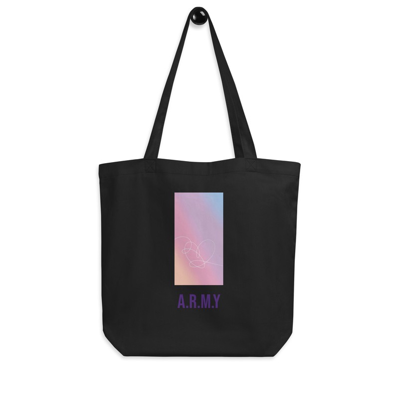Eco Tote Bag BTS ARMY A.R.MY 방탄 소년단 비티에스