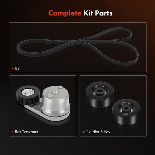 Engine Sepentine Belt Dive Kit Compatible With Chevolet