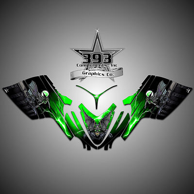 Arctic Cat M7 M8 M1000 Crossfire 05-11 Graphics Decal Wrap kit Guardian Green