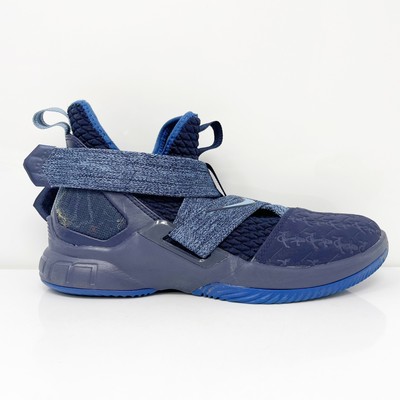 

Nike Boys Lebron James Soldier XII AA1352-401 Синие баскетбольные кроссовки 6Y, Синий, Lebron James Soldier XII
