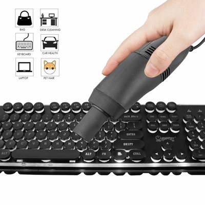 Mini USB Keyboard Vacuum Cleaner PC Laptop Computer Brush Dust Cleaning Kit
