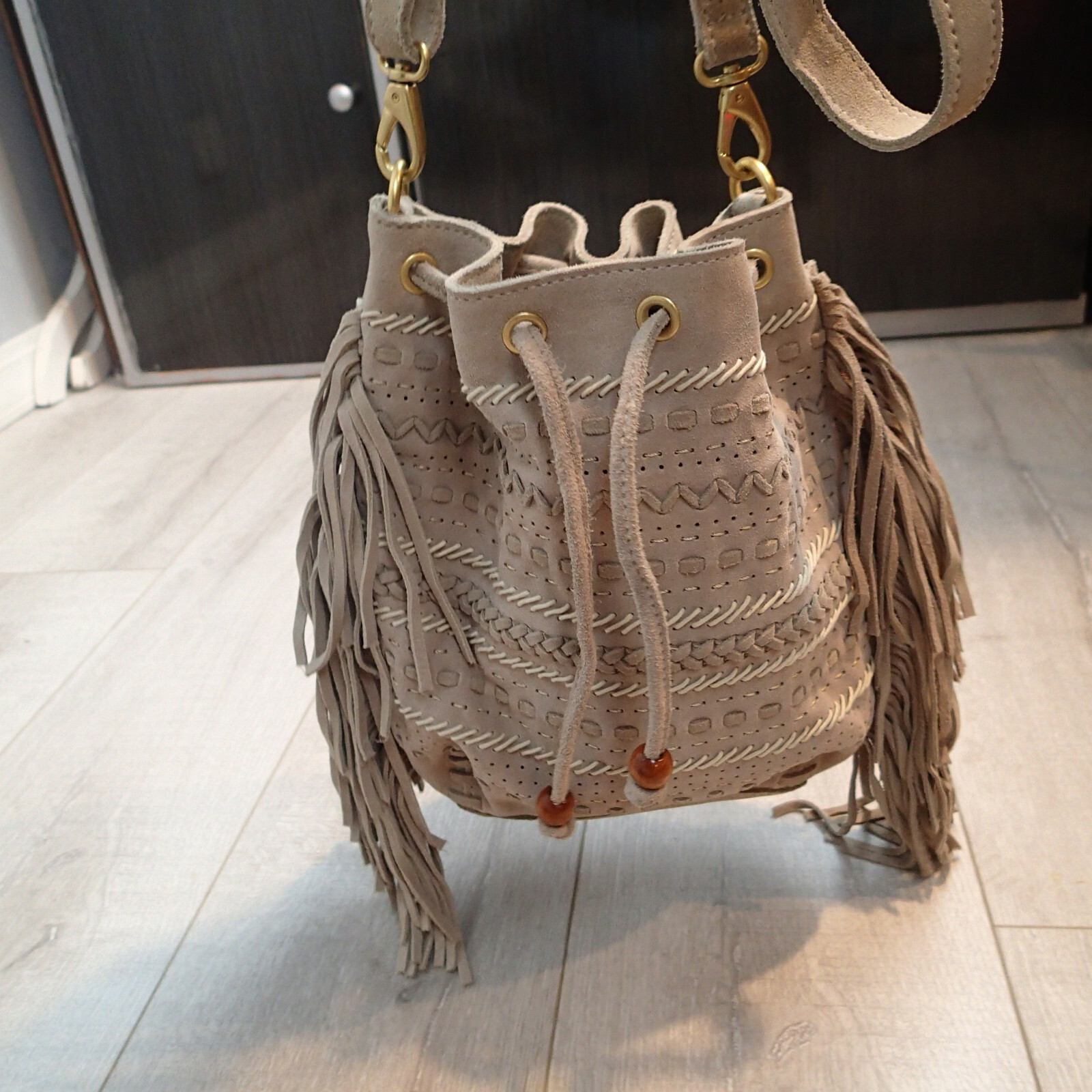 バッグ SS2000 VINTAGE SUEDE 2WAY BODY BAG SS2000 VINTAGE SUEDE 2WAY BODY BAG