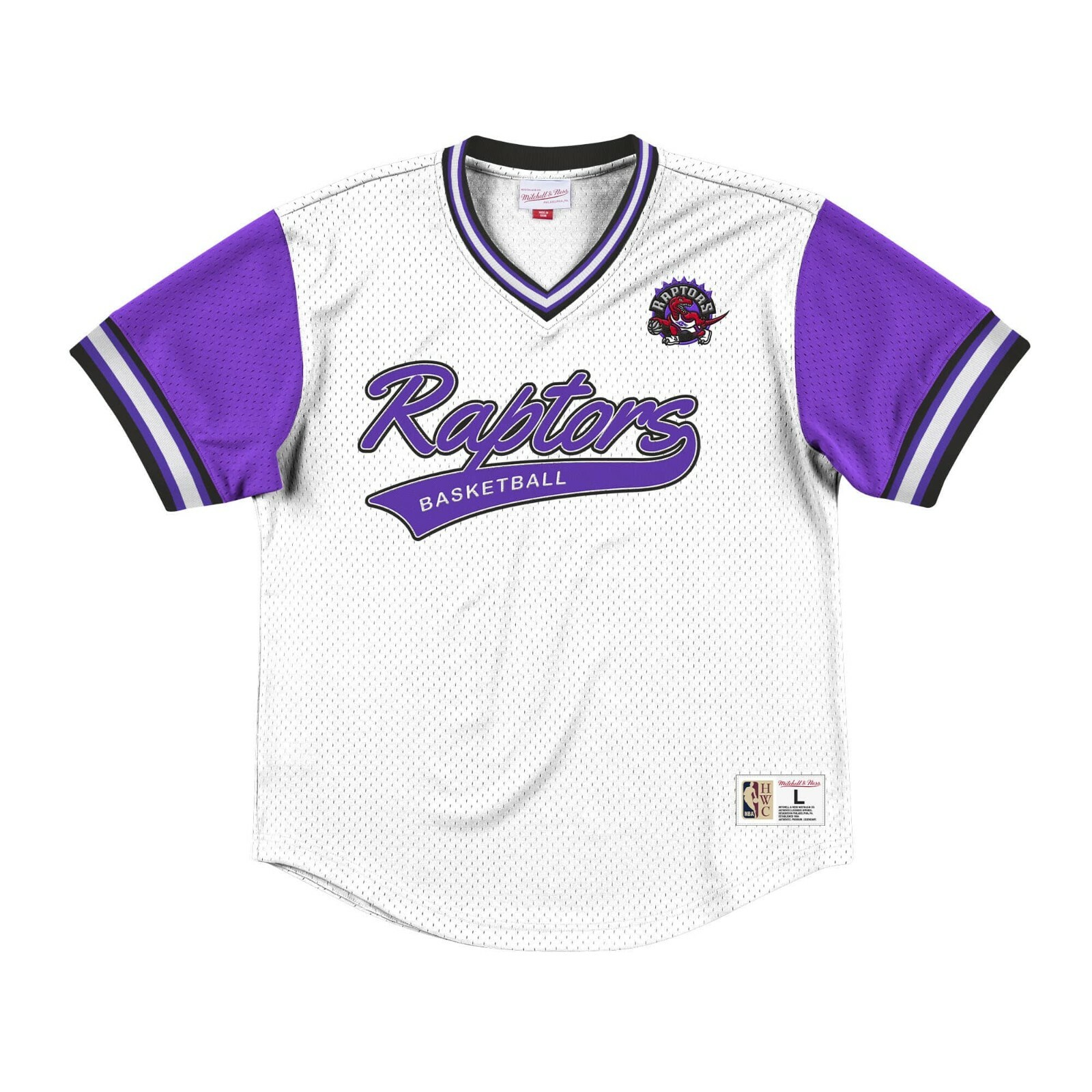 raptors white and purple jersey