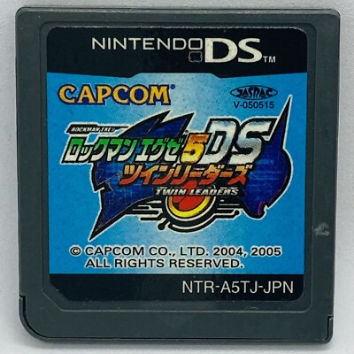 Authentic Nintendo DS Megaman Exe 5 Twin Leaders Japanese Games Capcom