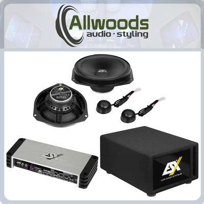 Ford Transit speaker upgrade QXT6.2C + QM Four amp + DBX200Q sub P&P upgrade