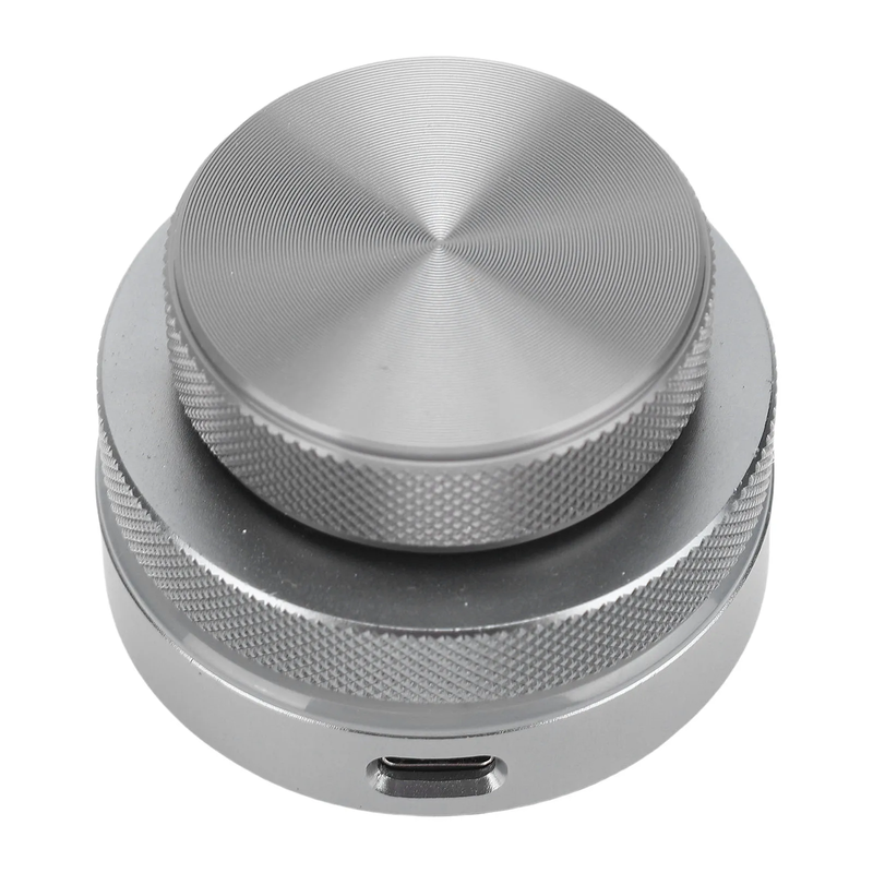 Volume Control Knob 2.4G Bluetooth USB C Wired Multimedia Controller Knob with R