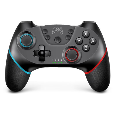 Bluetooth Wireless Game Controller with Dual Vibration for Switch & PC