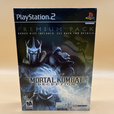 MORTAL KOMBAT DECEPTION PREMIUM PACK PS2 SEALED VIDEO GAME IS RARE