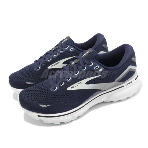

Женские кроссовки Brooks Ghost 15 D Wide PEACOAT PEARL SALT Navy 1203801D450, Серый, Ghost 15 D Wide