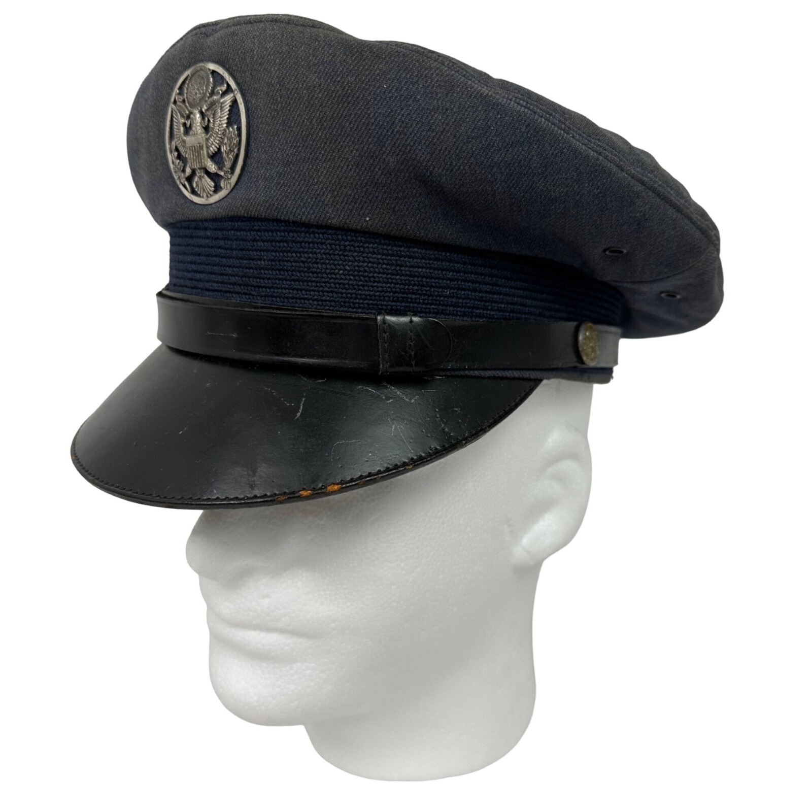 Vintage USAF Enlisted Military Service Cap Hat 60/70's | eBay