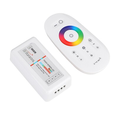 2.4GHz RF Touch Remote Controller Dimmer for DC 12V-24V RGB LED Strip Light 4pin
