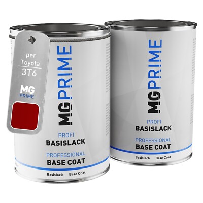 Vernice per auto Kit barattolo per Toyota 3T6 Crimson Apark Red Metallic 2,0L