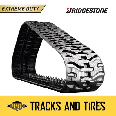 Fits JCB 3TS-8W - 18'' Bridgestone Extreme Duty Vortech  Skid Steer Rubber Track