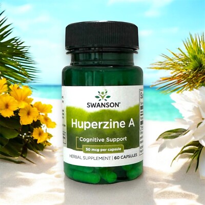 Huperzine A 60 caps, Memory Cognitive Function Mind and Mental Health, 50 mcg