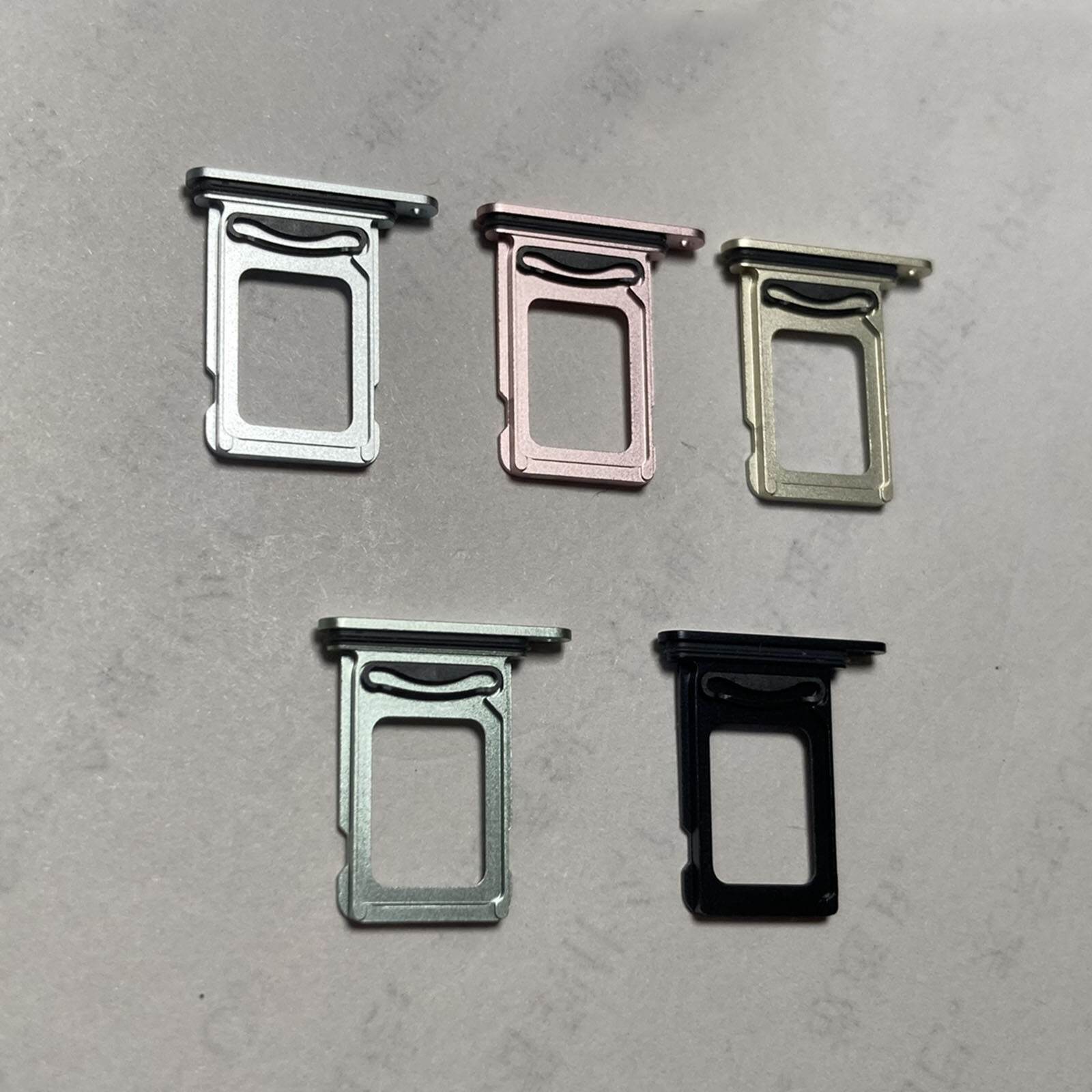 For iPhone 15 Pro Max/15/15 Plus Dual SIM Card Tray Holder Single