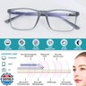 Nearsighted Glasses for Distance Vision, Men Near Sighted Driving Eyeglasses,Women Clear Computer Myopia Farsighted See Far Sight Frame,Cheater Anti Blue Light Blocking TR90 Eye Glass Muners -2.5