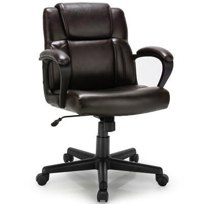 Adjustable Computer Desk Chair W/ Armrest