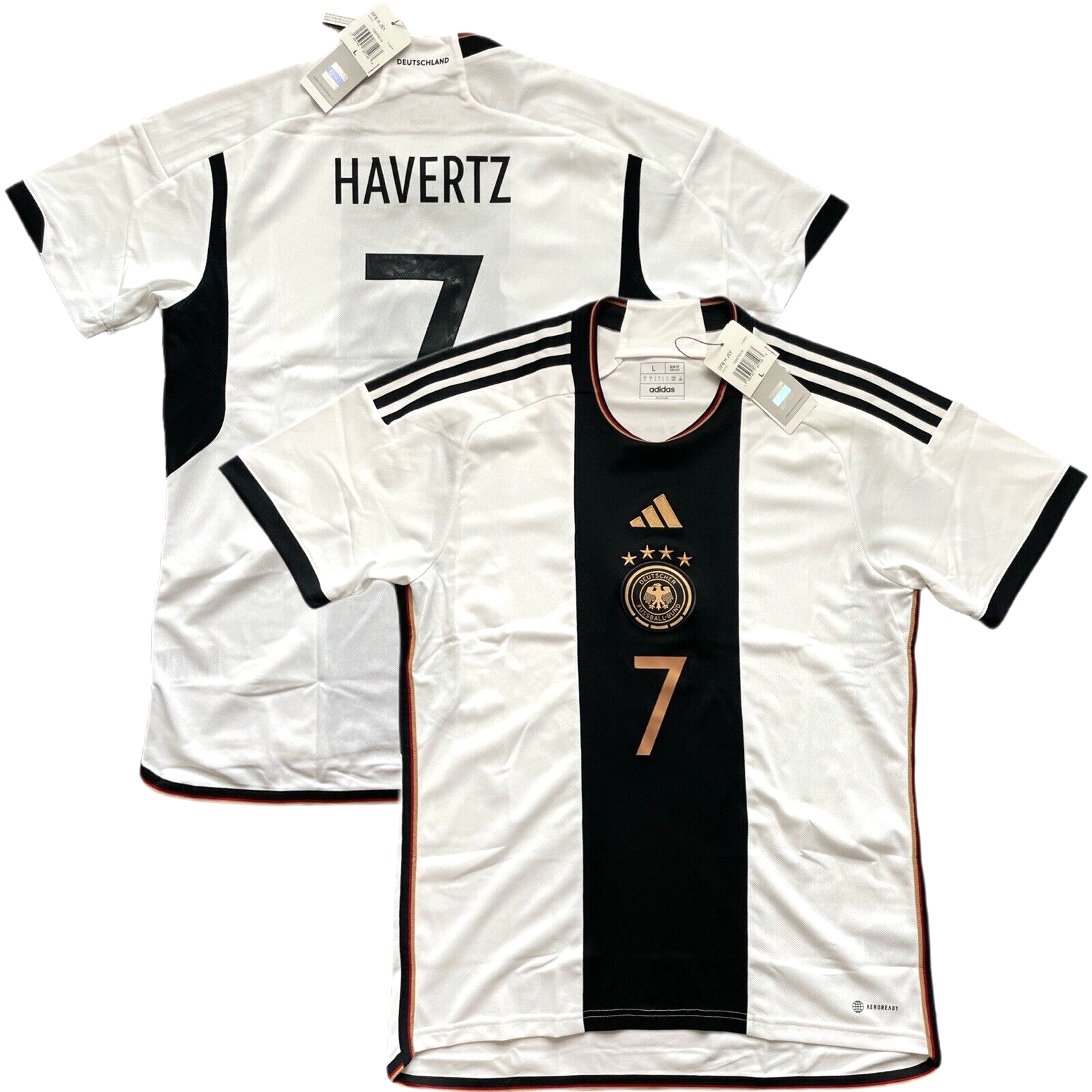 2022/23 Germany Home Jersey #7 Havertz Large Adidas World