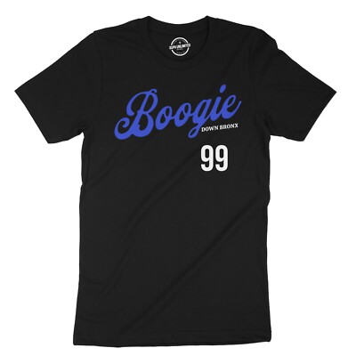 NYC Boogie Down Bronx Hip Hop Rap Design Graphic Men's Personalized #99 T-Shirts