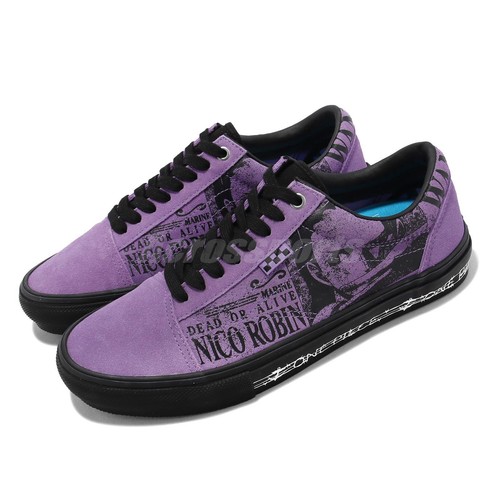 

Vans One Piece x Skate Old Skool Нико Робин Мужчины Скейтбординг VN0A5FCBPRP, Фиолетовый, Skate Old Skool