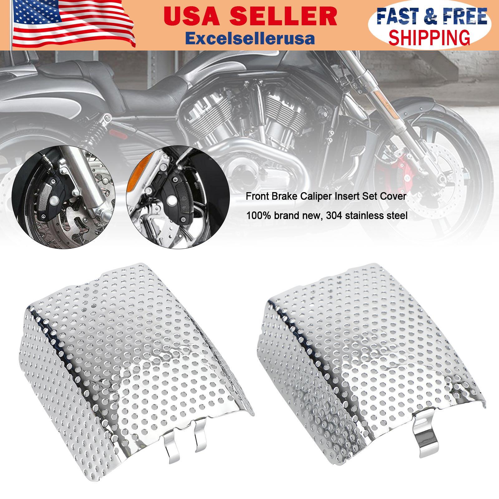 ⭐︎ Lサイズ Front Brake Caliper Insert Set Cover For Touring V-Rod Street