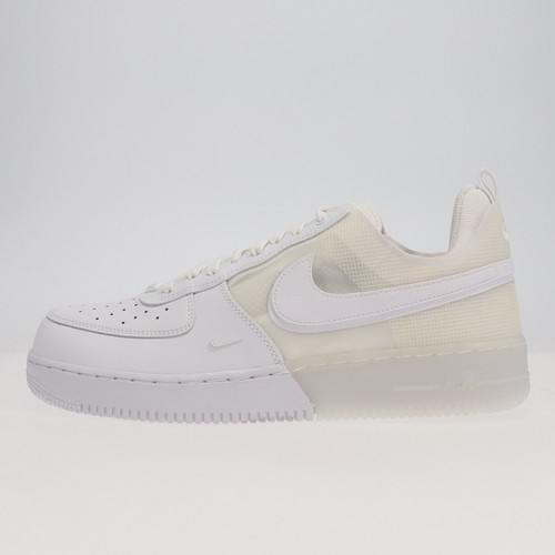 

Мужские повседневные кроссовки Nike Air Force 1 React RIGHT SHOETONGUE DISCORATION US10.5 DM0573-100, Белый, Air Force 1 React