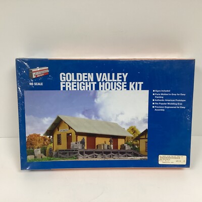 Ho Walthers Cornerstone # 933-3533 Golden Valley Freight House Kit Brand New