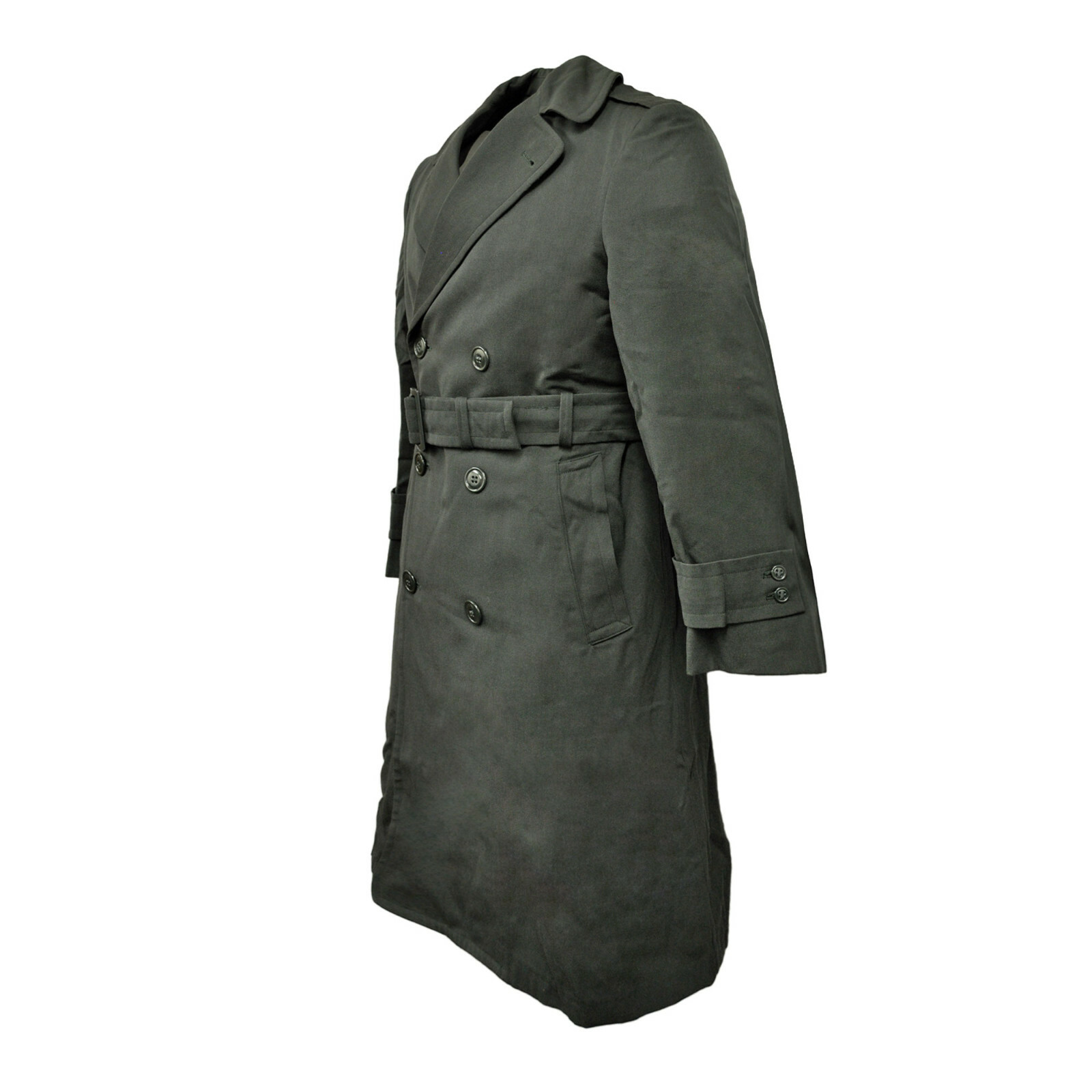 Army Trench Coat US AG44 Military Issued Surplus Wool Winter Army Trench Coat US AG44 Military Issued Surplus Wool Winter