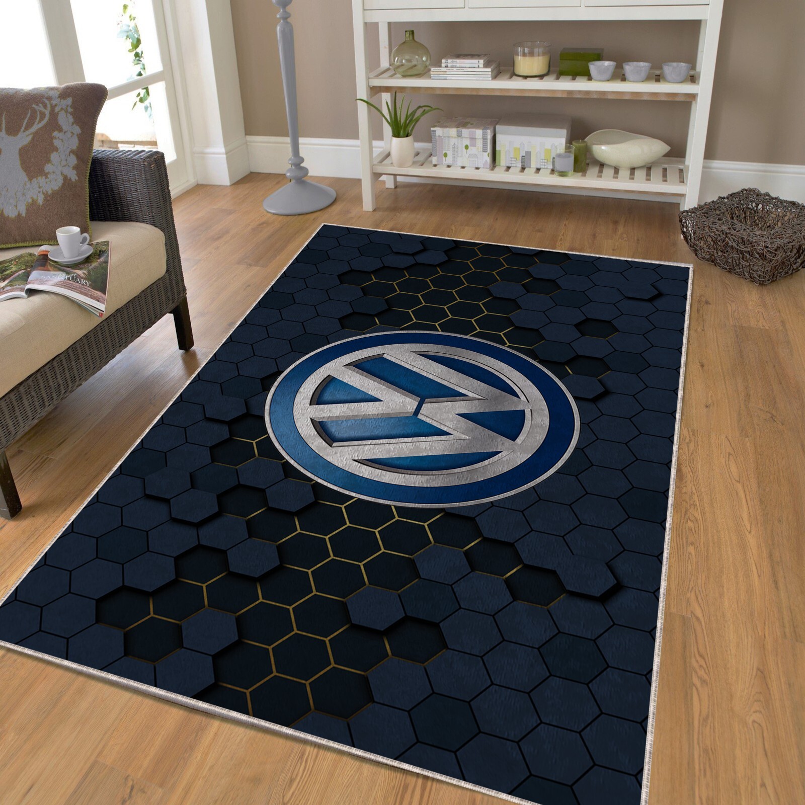 *p(R)ojectR® Logo Rug Mat VolksWagen Rug, Cool Car Logo Rug, Volks Wagen Area Rug | eBay