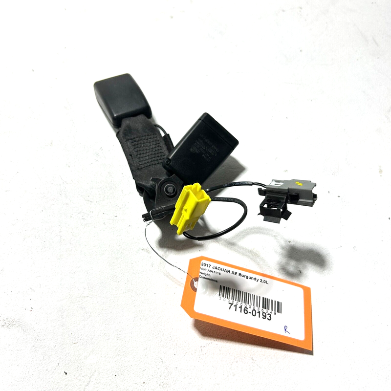 Used 2017 - 2020 Jaguar Xe Rear Passenger & Center Side Seat Belt Seatbelt Buckle OEM
